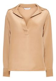 Zanzero Silk Crepe De Chine Shirt