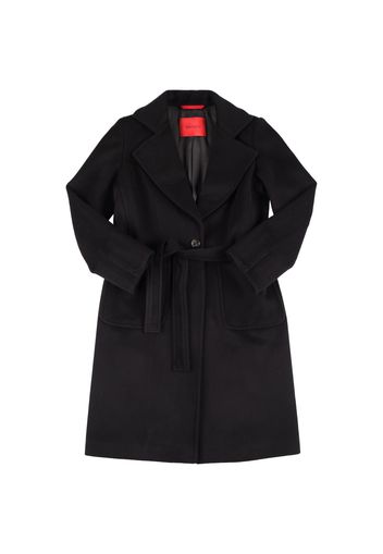 Belted Wool Long Coat