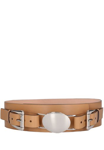 Gloria Leather Double Buckle Large Belt