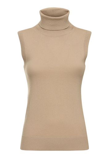 Cashmere Turtleneck Vest