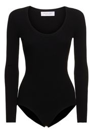 Stretch Viscose Long Sleeve Bodysuit