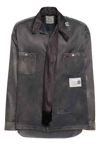 Oversize Faded Twill Shirt