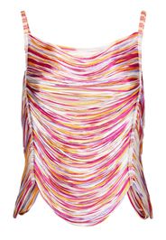 Space-dyed Fringed Sleeveless Top