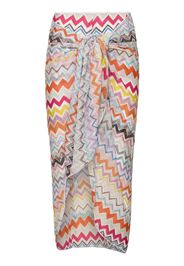 Chevron Lurex Knotted Sarong