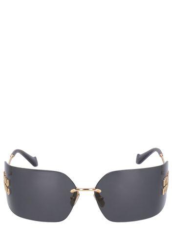 Mask Metal Sunglasses