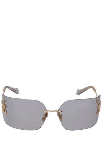 Mask Metal Sunglasses