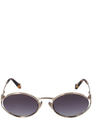 Oval Metal Sunglasses