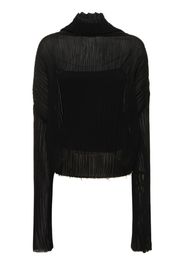 Sheer Pleated Top