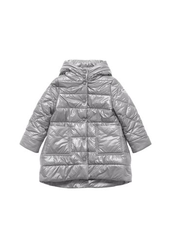 Hooded Poly Puffer Jacket