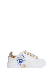 Paperino Printed Leather Sneakers