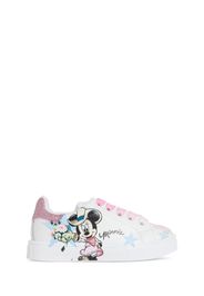 Printed Leather Sneakers