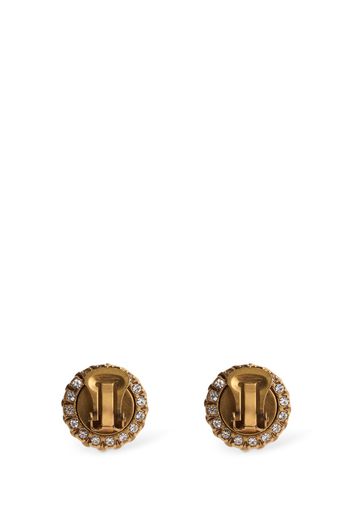 Button Clip-on Earrings