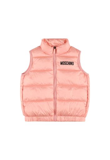 Printed Nylon Puffer Vest