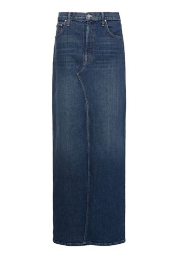 The Bobshell Maxi Denim Long Skirt