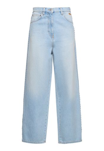 High Rise Denim Boyfriend Jeans