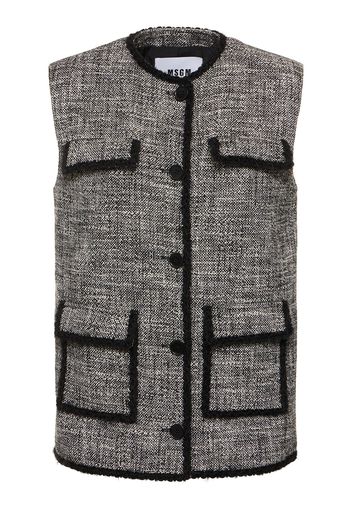 Cotton Vest W/pockets