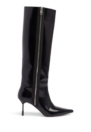 75mm Tr Leather Tall Boots