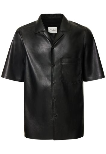 Faux Leather Shirt