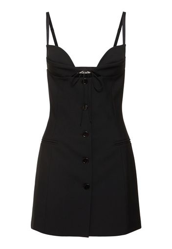 Tailored Buttoned Bra Dress