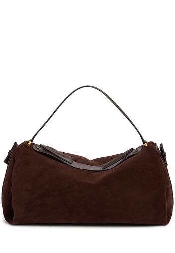 Scorpius Suede Shoulder Bag