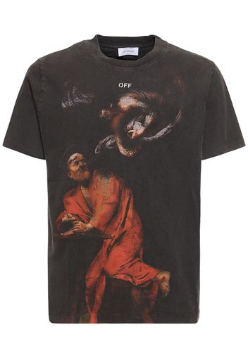 S.matthew Printed Cotton T-shirt