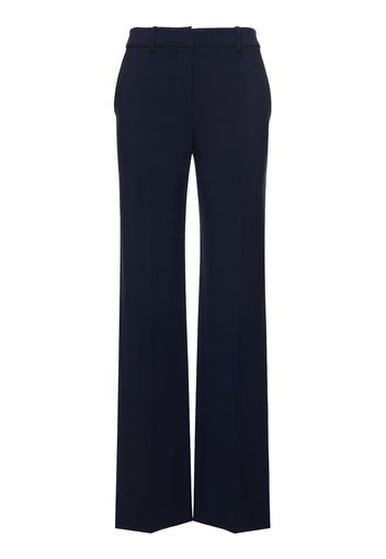 Tailored Stretch Wool Round Pants