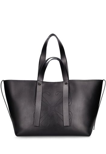 Medium Day Off Leather Tote Bag