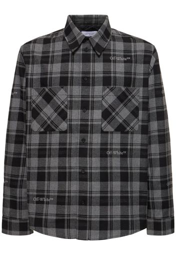 Check Cotton Flannel Shirt