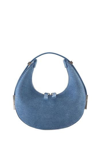 Mini Tony Suede Top Handle Bag