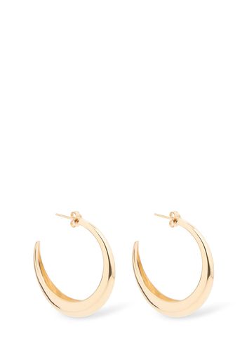 Large Graduated Hoop Earrings