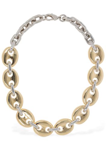 Eight Nano Chain Collar Necklace