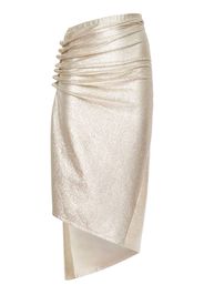 Asymmetric Stretch Jersey Lurex Skirt