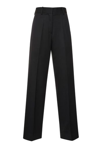 Wool Blend Suit Pants