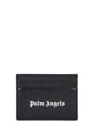 Logo Print Leather Card Holder