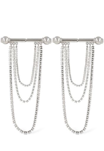 Barbell Chandelier Earrings