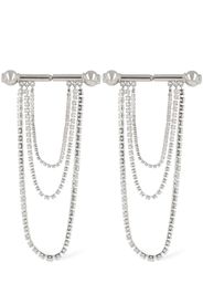 Barbell Chandelier Earrings