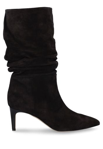 60mm Suede Slouchy Boots