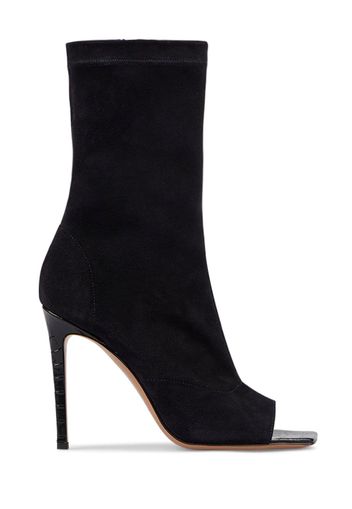 105mm Amanda Suede Ankle Boots