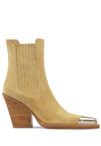 100mm Dallas Suede Ankle Boots