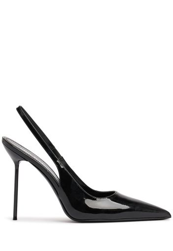 105mm Lidia Patent Leather Slingbacks