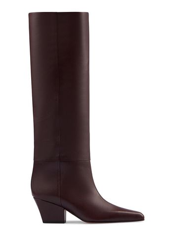 60mm Jane Leather Tall Boots