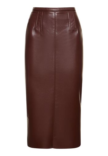 Faux Leather Pencil Skirt