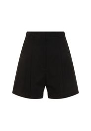 Pleated Voile High Rise Shorts
