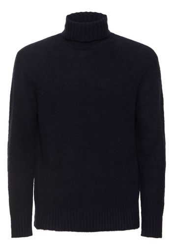 Wool Knit Turtleneck Sweater