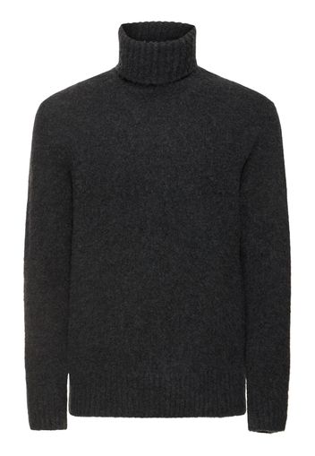 Wool Knit Turtleneck Sweater