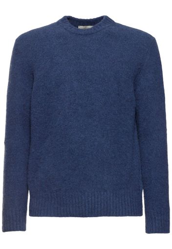 Wool Knit Crewneck Sweater