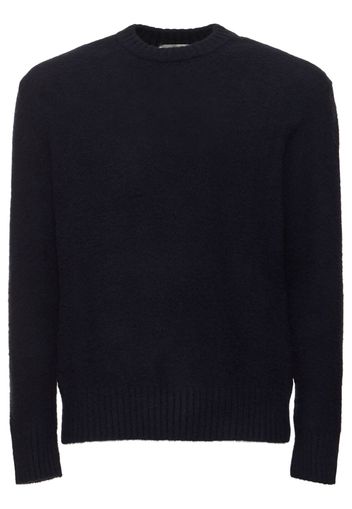 Wool Knit Crewneck Sweater