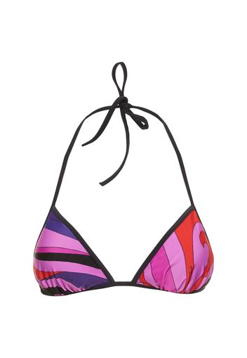 Printed Lycra Bikini Top