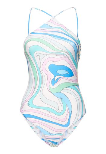 Shiny Lycra One Piece Swimsuit