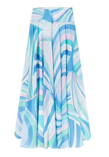 Printed Cotton Muslin Maxi Skirt